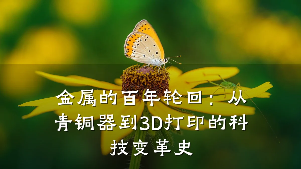 金属的百年轮回:从青铜器到3D打印的科技变革史