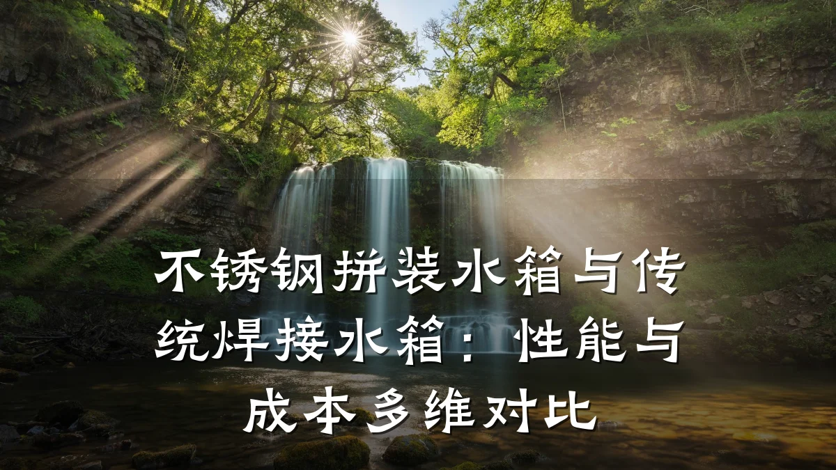 不锈钢拼装水箱与传统焊接水箱:性能与成本多维对比