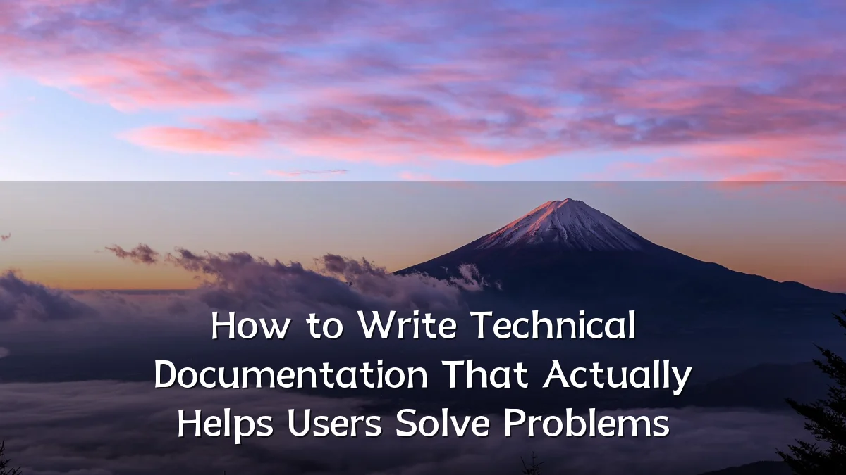How to Write Technical Documentation That Actually Helps Users Solve Problems