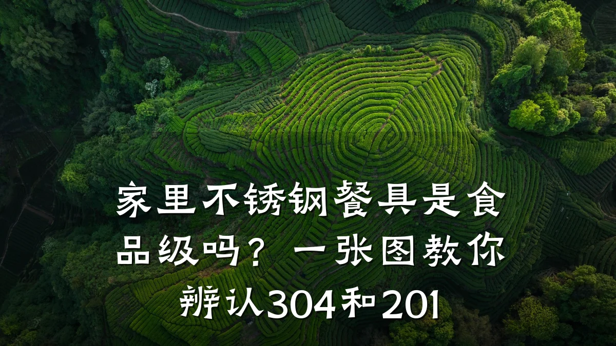 家里不锈钢餐具是食品级吗？一张图教你辨认304和201