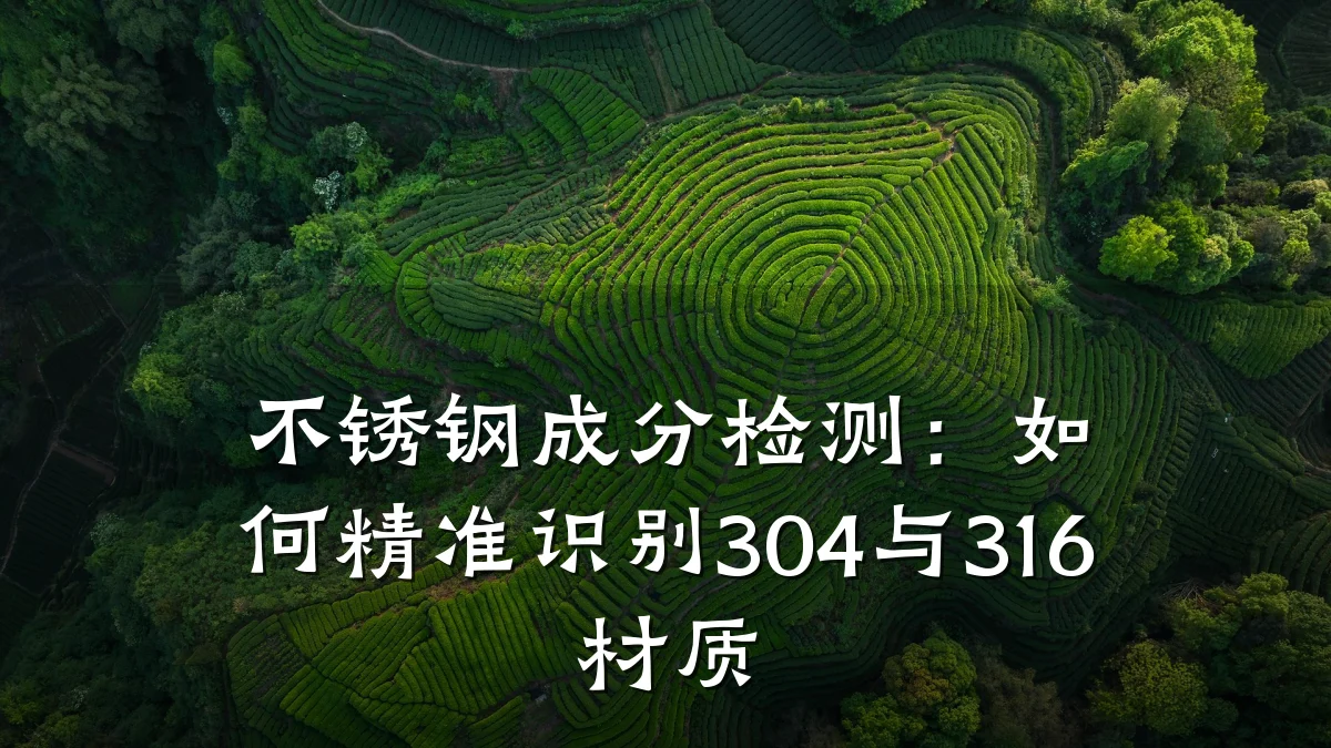 不锈钢成分检测：如何精准识别304与316材质