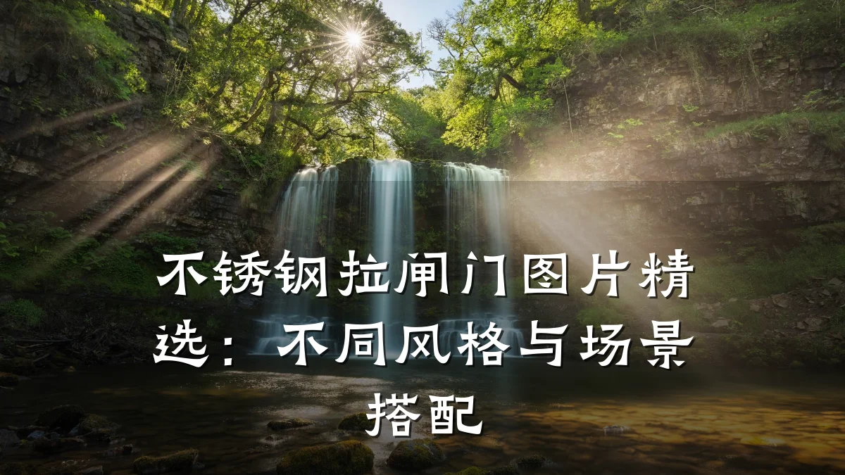 不锈钢拉闸门图片精选：不同风格与场景搭配