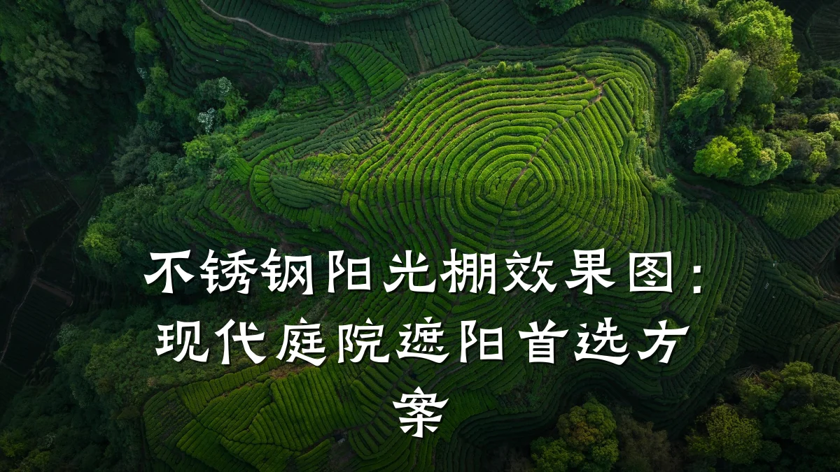 不锈钢阳光棚效果图：现代庭院遮阳首选方案
