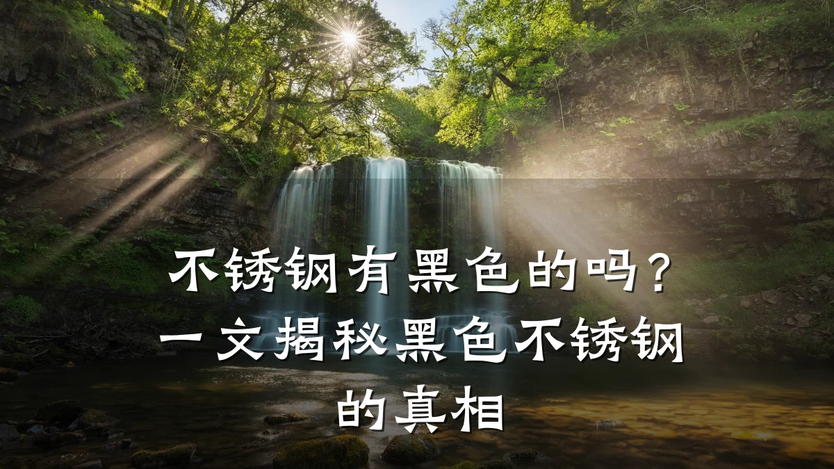 不锈钢有黑色的吗？一文揭秘黑色不锈钢的真相