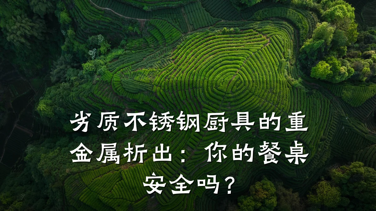 劣质不锈钢厨具的重金属析出:你的餐桌安全吗?